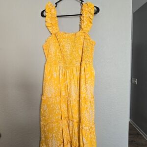 Yellow dress